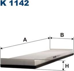 Filtron K1142 - Фильтр воздуха в салоне parts5.com