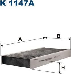 Filtron K1147A - Filter, zrak notranjega prostora parts5.com