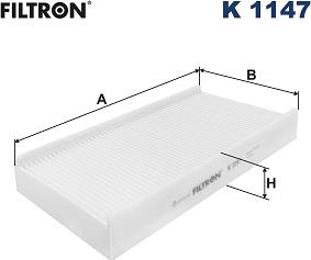 Filtron K 1147 - Filter, zrak notranjega prostora parts5.com