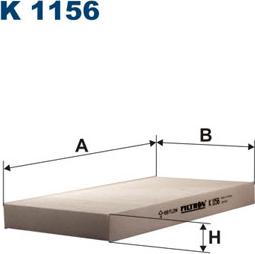 Filtron K1156 - Filter, interior air parts5.com