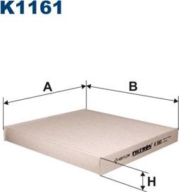 Filtron K1161 - Filter, interior air parts5.com