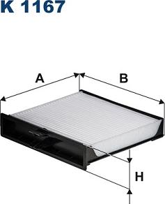 Filtron K1167 - Suodatin, sisäilma parts5.com