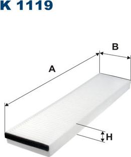 Filtron K1119 - Filter,salongiõhk parts5.com