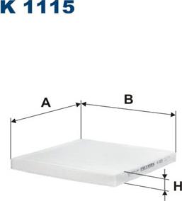 Filtron K1115 - Filtru, aer habitaclu parts5.com