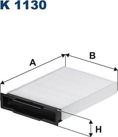 Filtron K1130 - Filtre, air de l'habitacle parts5.com