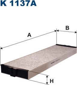 Filtron K1137A - Filter, interior air parts5.com