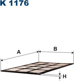 Filtron K1176 - Filter, interior air parts5.com