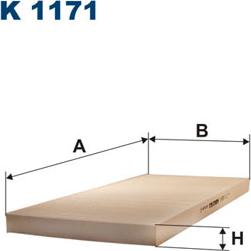 Filtron K1171 - Filter, interior air parts5.com