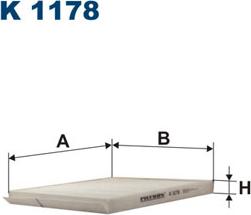 Filtron K1178 - Filtru, aer habitaclu parts5.com