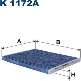 Filtron K1172A - Filter, interior air parts5.com