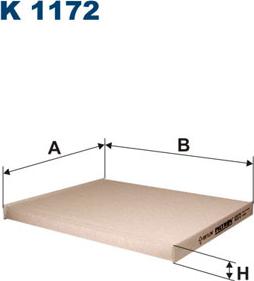 Filtron K1172 - Filter, zrak notranjega prostora parts5.com