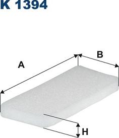 Filtron K1394 - Filter, interior air parts5.com