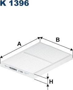 Filtron K1396 - Filtro, aire habitáculo parts5.com