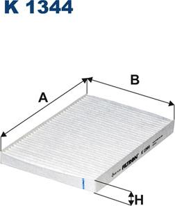 Filtron K1344 - Filter, Innenraumluft parts5.com