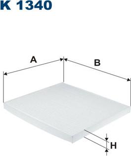 Filtron K1340 - Filtru, aer habitaclu parts5.com