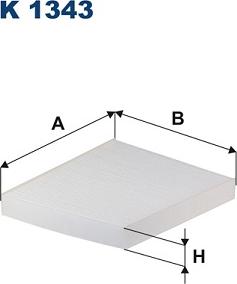 Filtron K 1343 - Filter, zrak notranjega prostora parts5.com