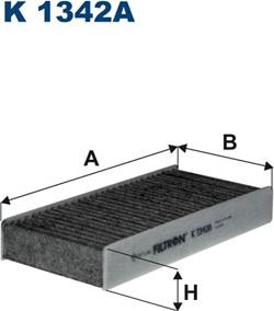 Filtron K1342A-2x - Filter, interior air parts5.com