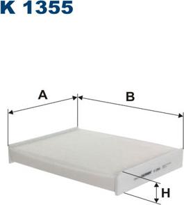 Filtron K1355 - Filtru, aer habitaclu parts5.com