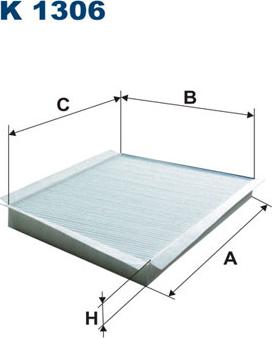 Filtron K1306 - Filtru, aer habitaclu parts5.com