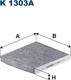 Filtron K 1303A - Filtro, aire habitáculo parts5.com