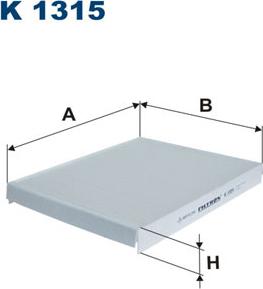 Filtron K1315 - Filtru, aer habitaclu parts5.com