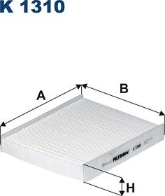 Filtron K1310 - Filter, vazduh unutrašnjeg prostora parts5.com