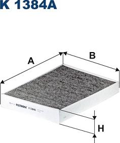 Filtron K1384A - Filter, zrak notranjega prostora parts5.com