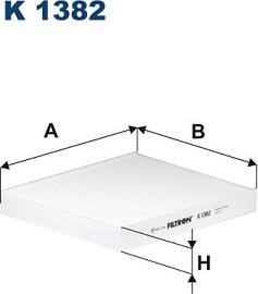 Filtron K1382 - Filtru, aer habitaclu parts5.com