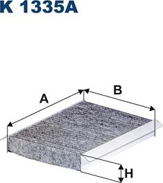 Filtron K1335A - Filter, interior air parts5.com