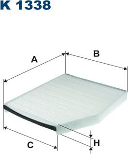 Filtron K1338 - Filter, interior air parts5.com