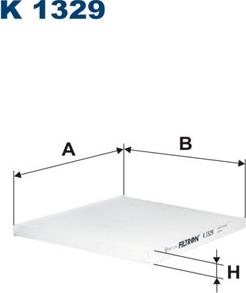 Filtron K1329 - Filtre, kabin havası parts5.com