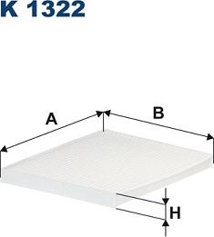 Filtron K1322 - Filter, zrak notranjega prostora parts5.com