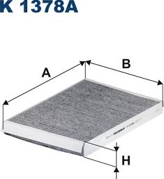 Filtron K1378A - Filtro, aire habitáculo parts5.com