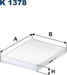 Filtron K1378 - Filter, interior air parts5.com