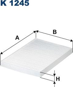 Filtron K1245 - Filtru, aer habitaclu parts5.com