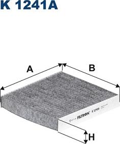 Filtron K1241A - Filtro, aire habitáculo parts5.com