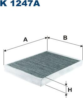 Filtron K1247A - Filter, interior air parts5.com