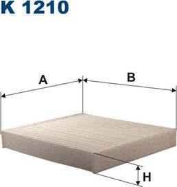 Filtron K1210 - Filtar, zrak unutarnjeg prostora parts5.com