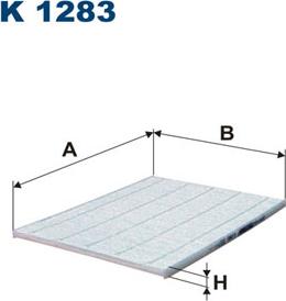 Filtron K1283 - Filtru, aer habitaclu parts5.com