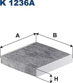 Filtron K 1236A - Filtru, aer habitaclu parts5.com