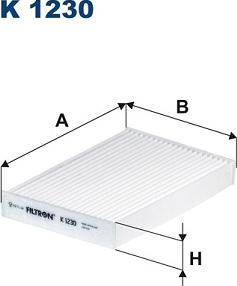 Filtron K1230 - Filtru, aer habitaclu parts5.com