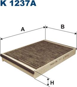 Filtron K1237A - Filtro, aire habitáculo parts5.com