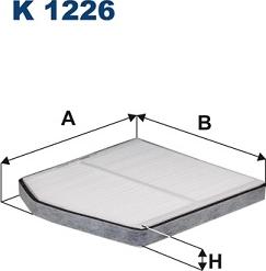 Filtron K1226 - Filter,salongiõhk parts5.com