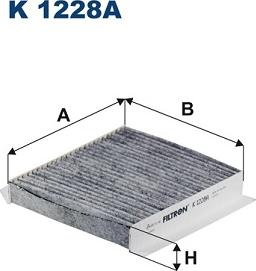 Filtron K 1228A - Filtru, aer habitaclu parts5.com