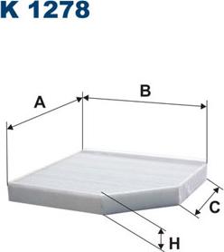 Filtron K1278 - Filtru, aer habitaclu parts5.com