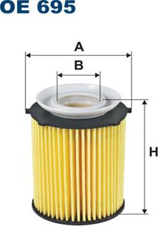 Filtron OE695 - Filter za ulje parts5.com