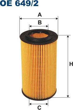 Filtron OE649/2 - Filtru ulei parts5.com