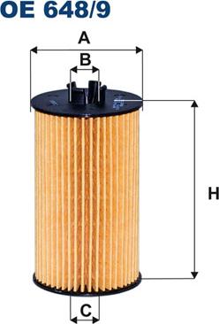 Filtron OE648/9 - Filter za ulje parts5.com