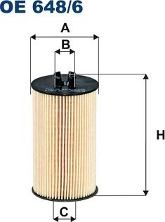 Filtron OE648/6 - Oil Filter parts5.com