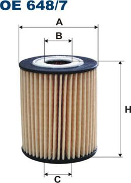 Filtron OE648/7 - Olejový filter parts5.com